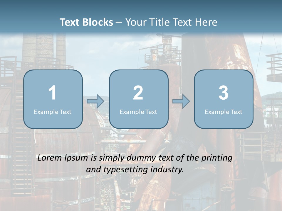 Old Metal Industry PowerPoint Template