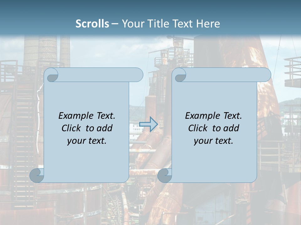 Old Metal Industry PowerPoint Template