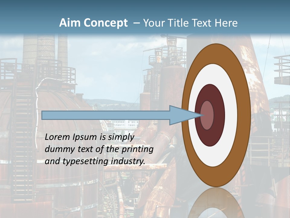 Old Metal Industry PowerPoint Template
