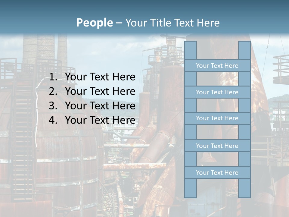 Old Metal Industry PowerPoint Template