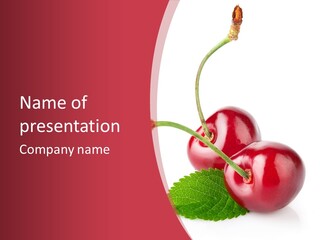 Berry Juicy Diet PowerPoint Template