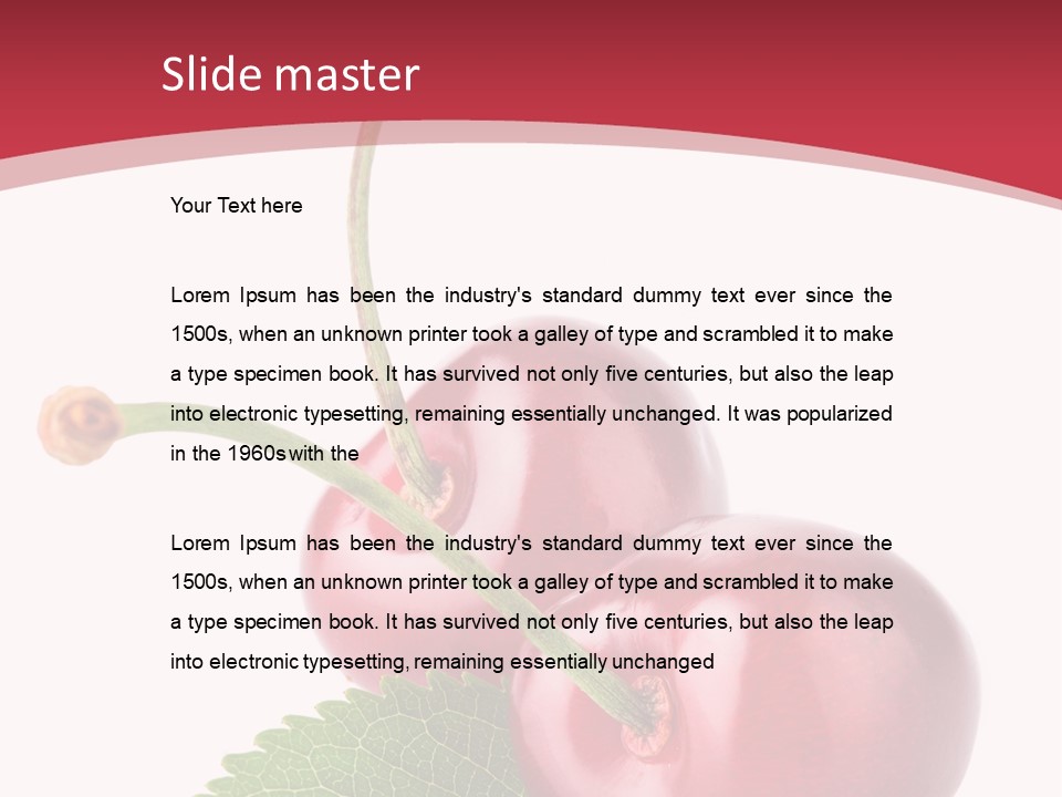 Berry Juicy Diet PowerPoint Template