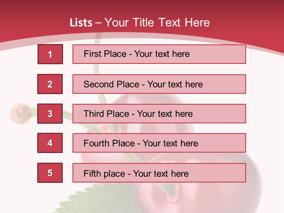 Berry Juicy Diet PowerPoint Template