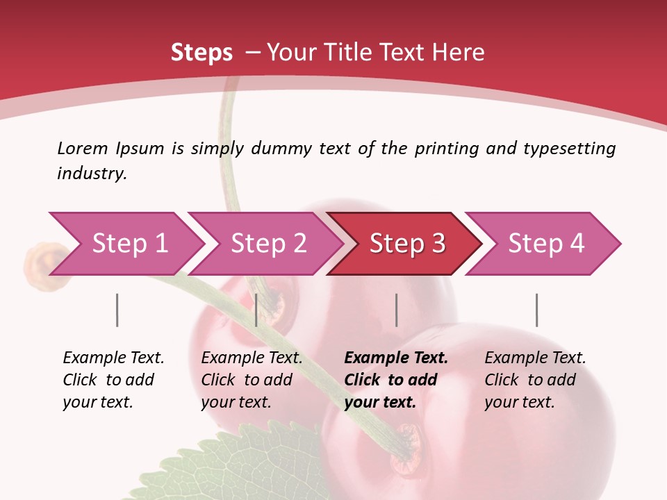 Berry Juicy Diet PowerPoint Template