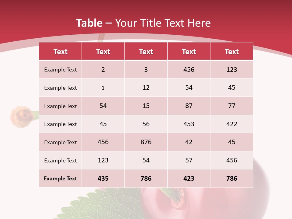 Berry Juicy Diet PowerPoint Template