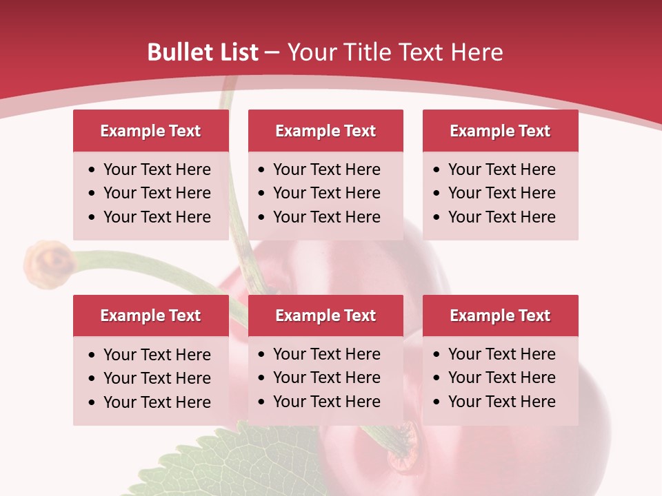 Berry Juicy Diet PowerPoint Template