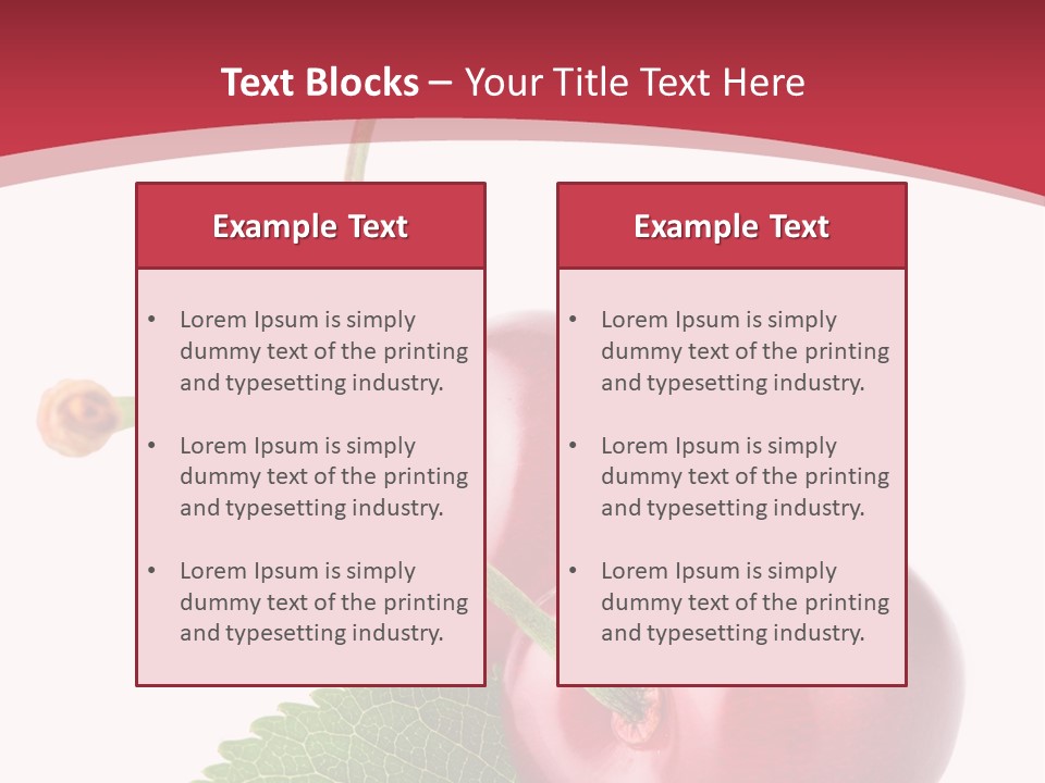 Berry Juicy Diet PowerPoint Template