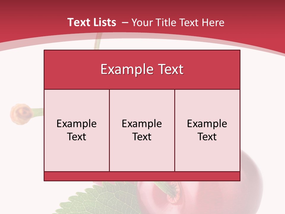 Berry Juicy Diet PowerPoint Template