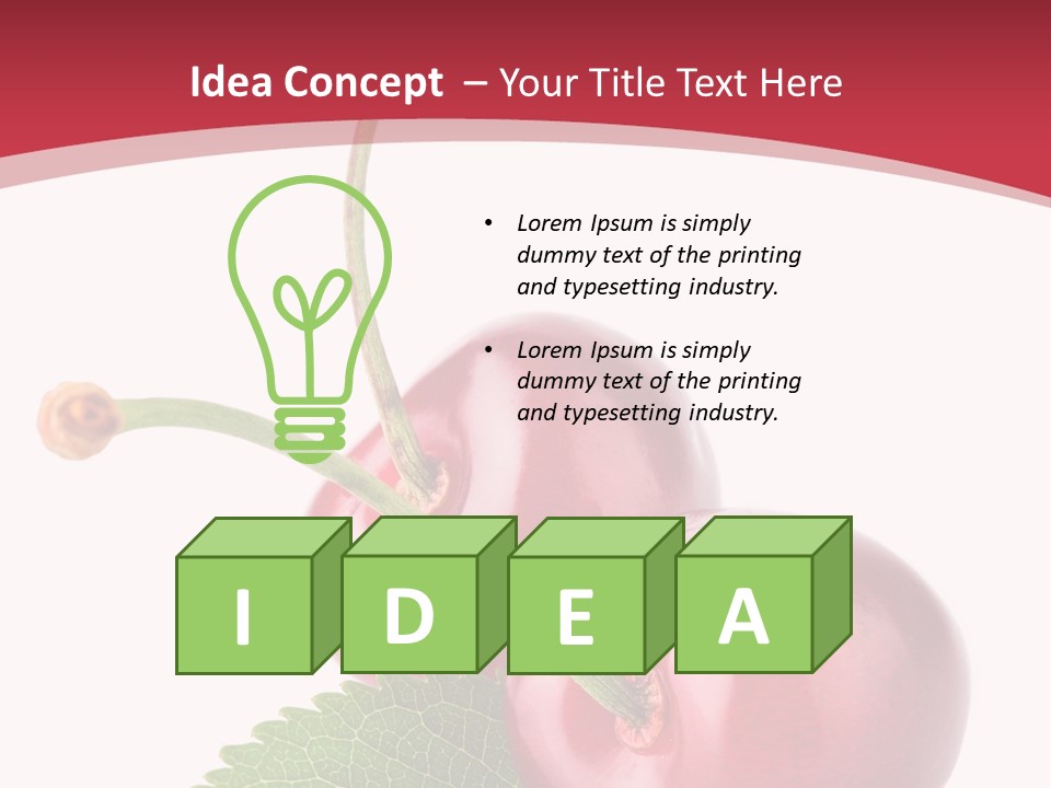 Berry Juicy Diet PowerPoint Template