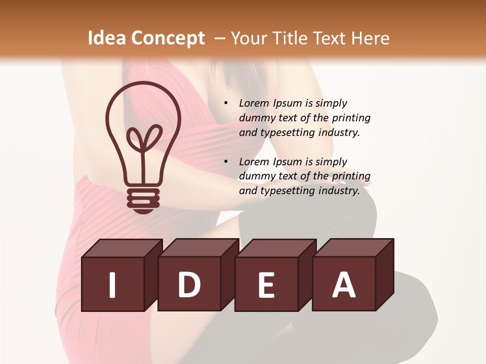 Colour Looking Glamour PowerPoint Template