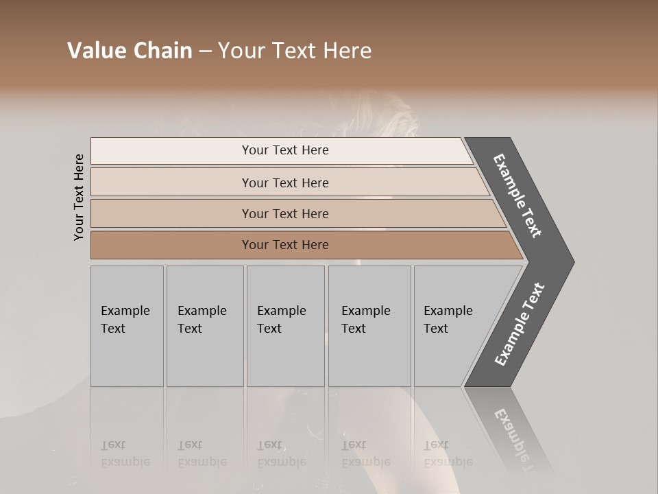 Style Model Close Up PowerPoint Template