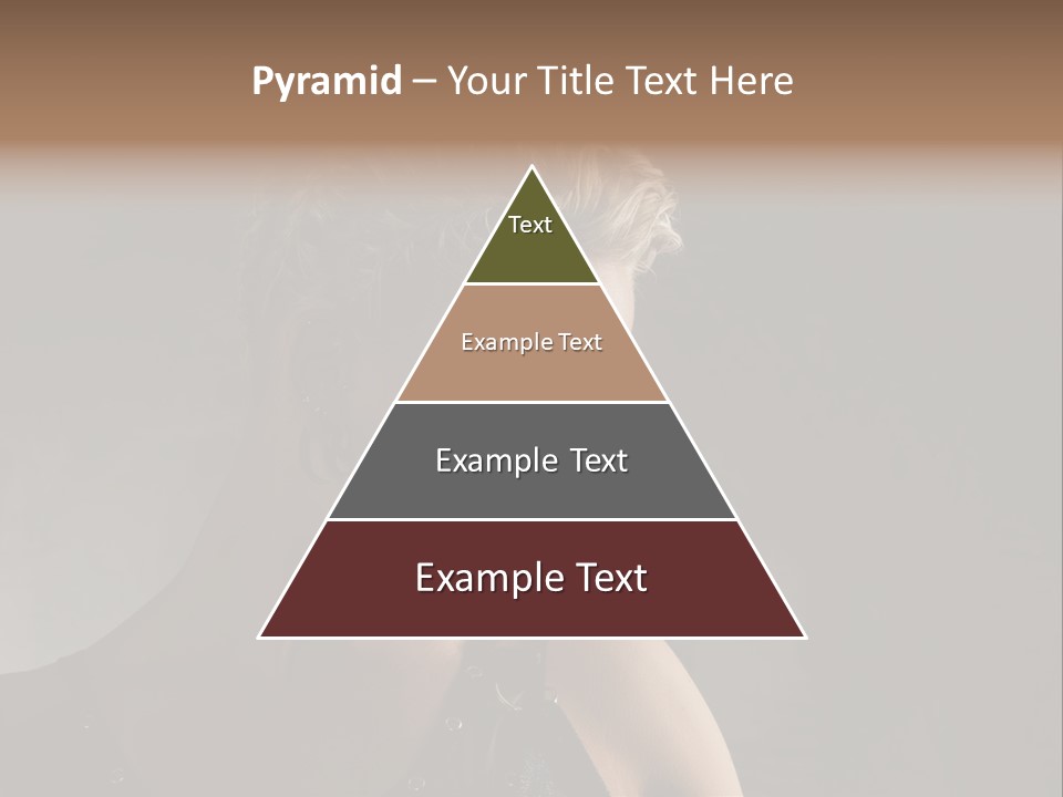 Style Model Close Up PowerPoint Template