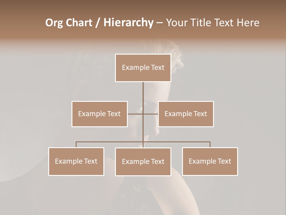 Style Model Close Up PowerPoint Template