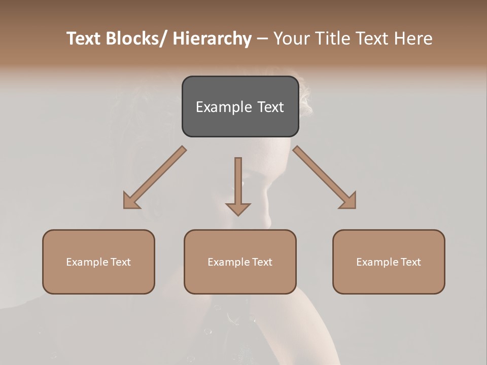 Style Model Close Up PowerPoint Template