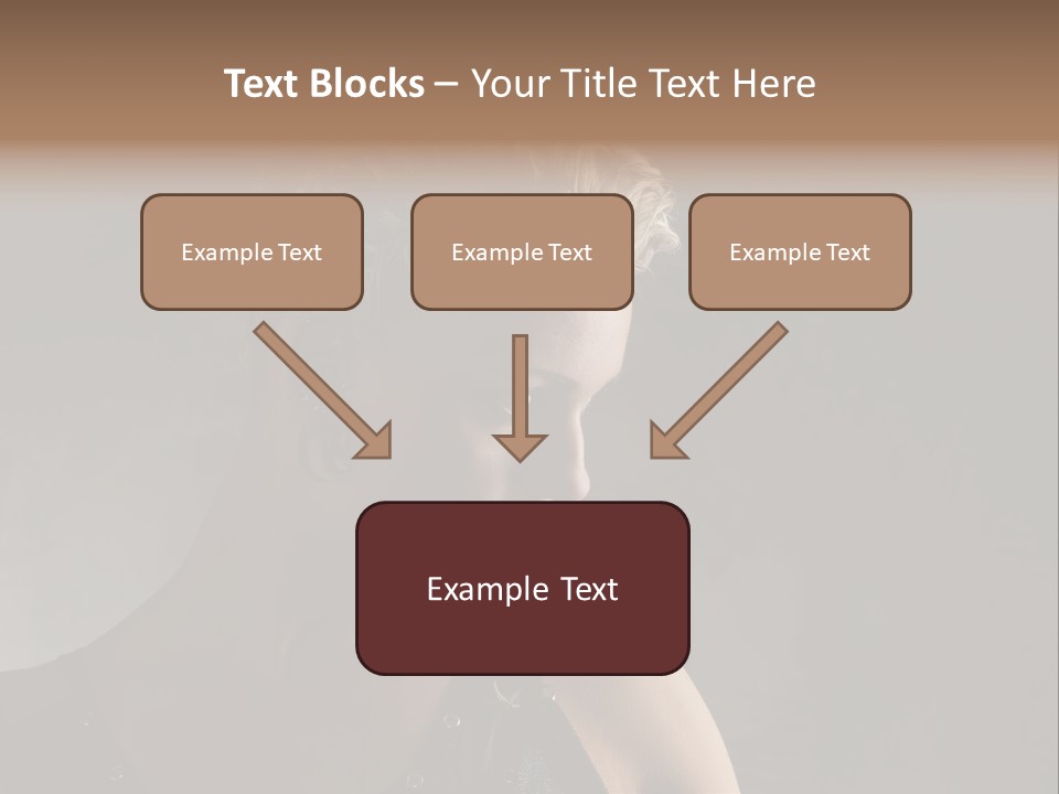 Style Model Close Up PowerPoint Template