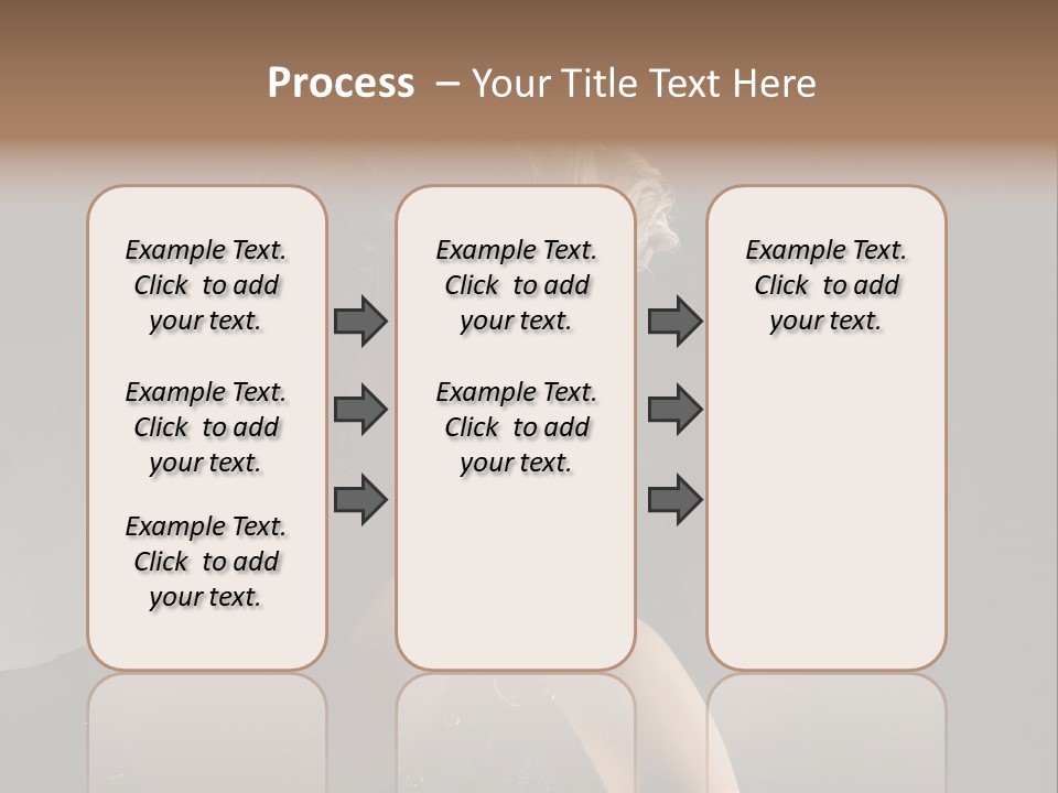 Style Model Close Up PowerPoint Template