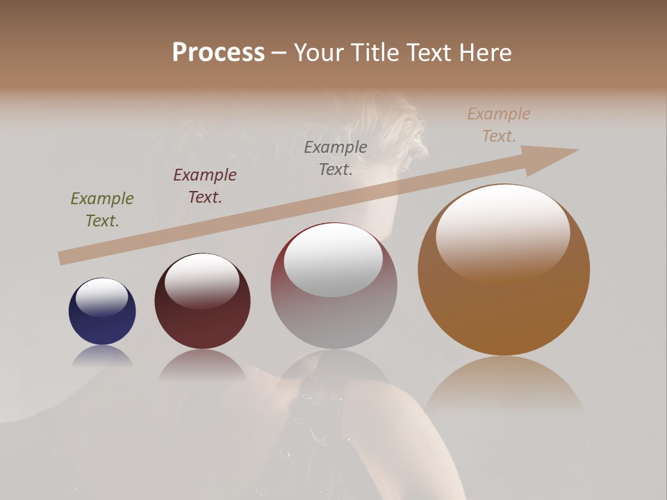 Style Model Close Up PowerPoint Template