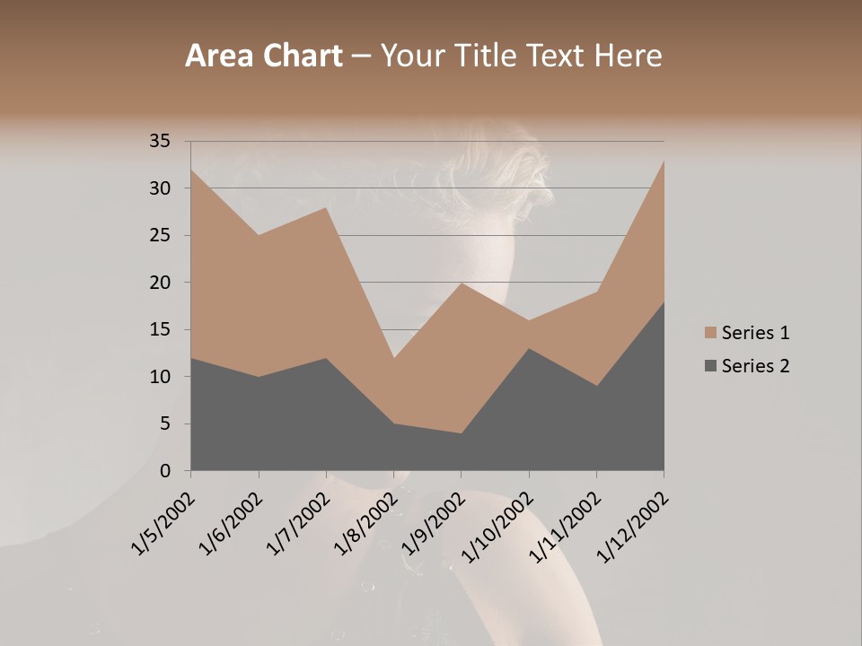 Style Model Close Up PowerPoint Template