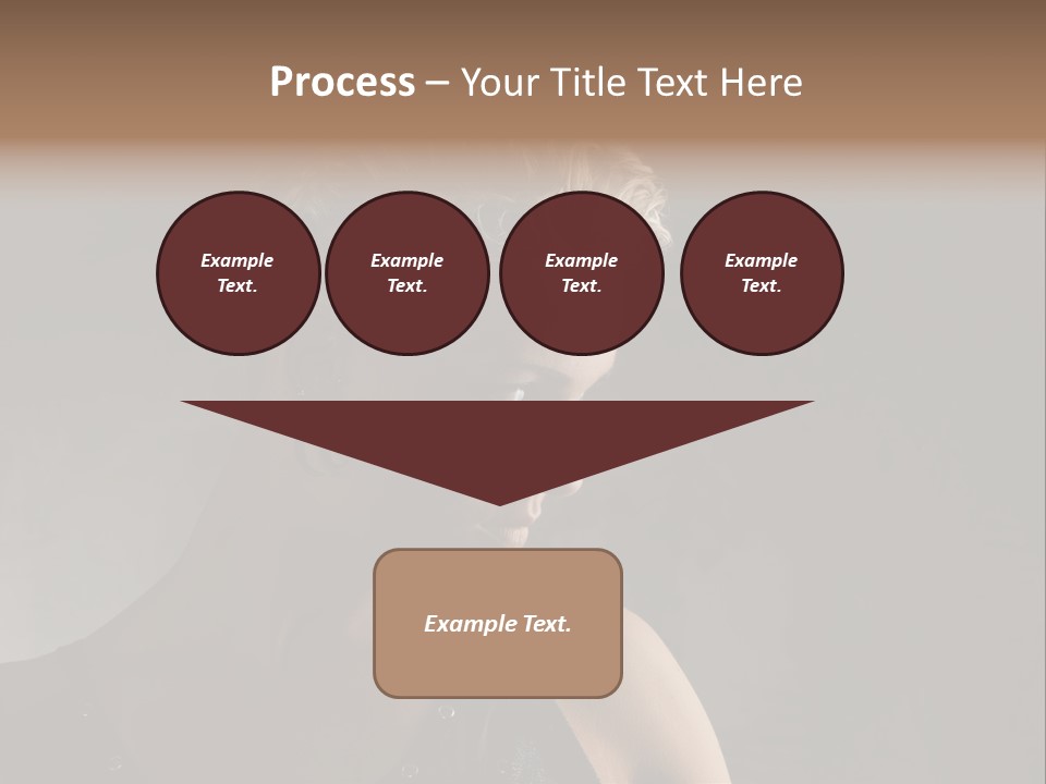 Style Model Close Up PowerPoint Template