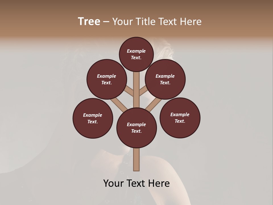 Style Model Close Up PowerPoint Template