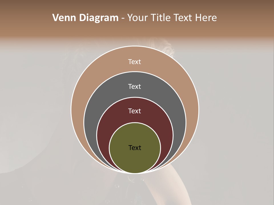 Style Model Close Up PowerPoint Template