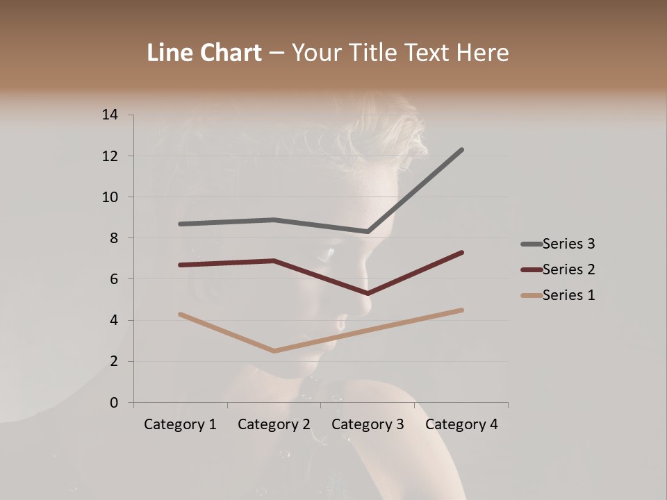 Style Model Close Up PowerPoint Template