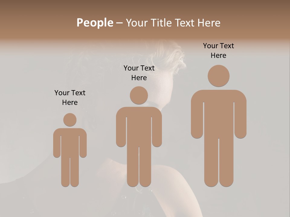 Style Model Close Up PowerPoint Template