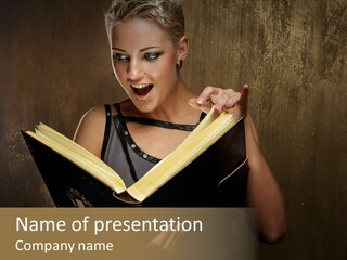 Looking Industrial Surprised PowerPoint Template