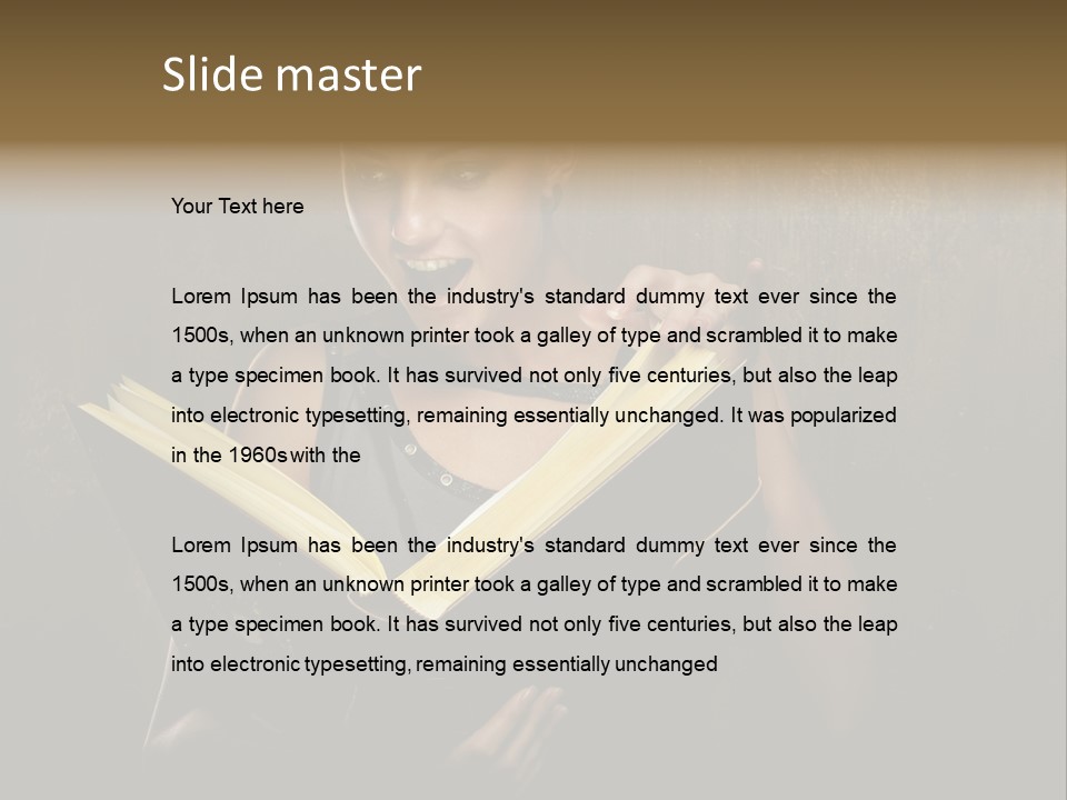 Looking Industrial Surprised PowerPoint Template