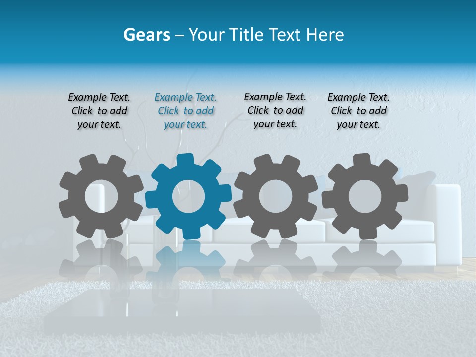 Wood Decorate Metal PowerPoint Template