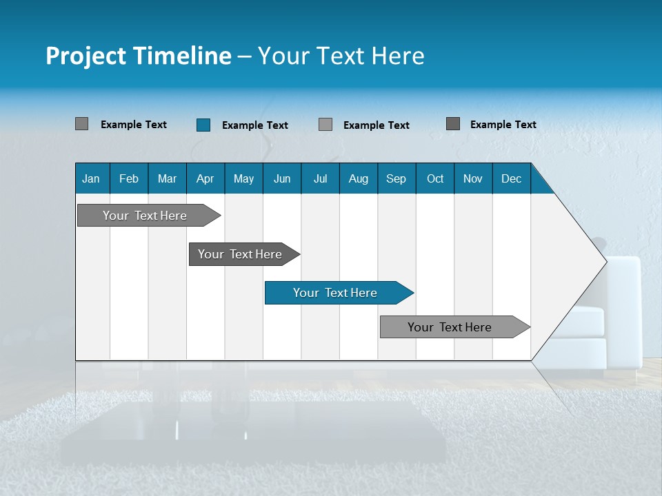 Wood Decorate Metal PowerPoint Template