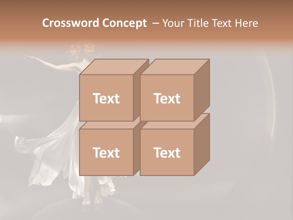 Beautiful Season Portrait PowerPoint Template