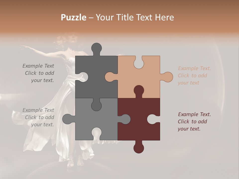 Beautiful Season Portrait PowerPoint Template