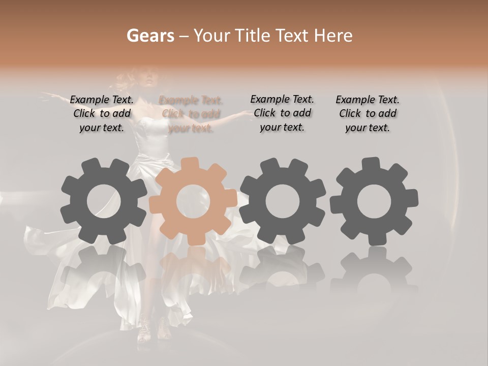 Beautiful Season Portrait PowerPoint Template