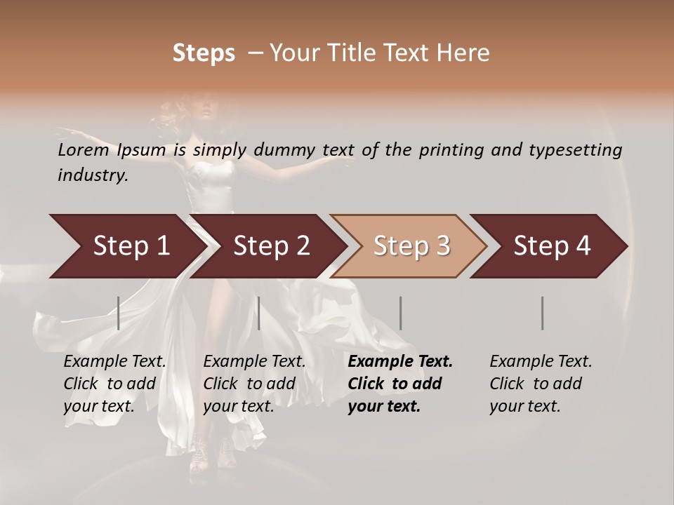 Beautiful Season Portrait PowerPoint Template