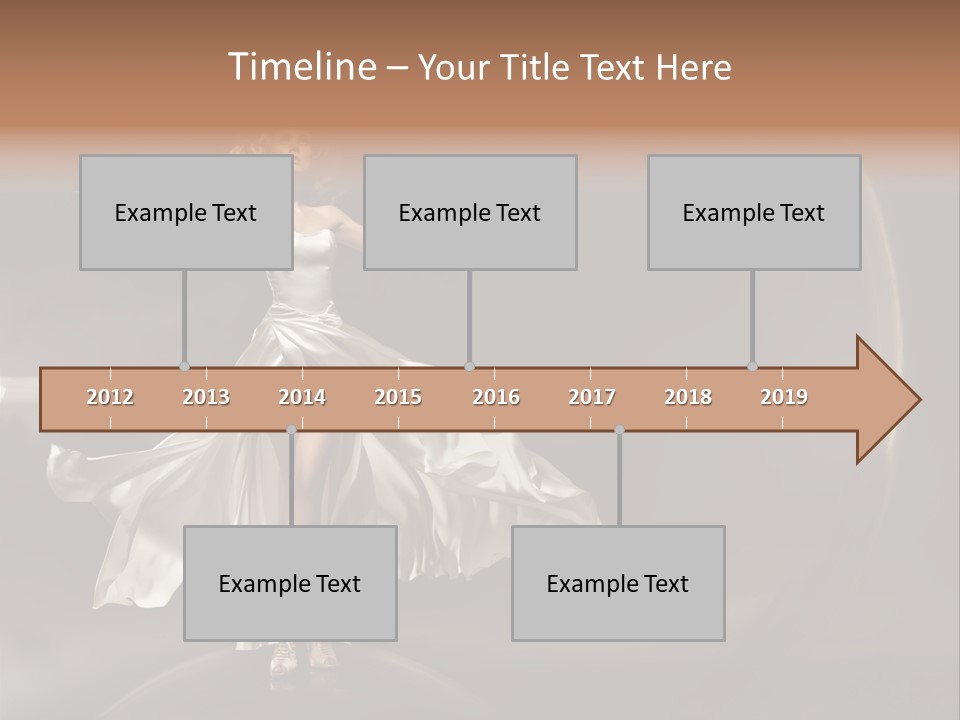 Beautiful Season Portrait PowerPoint Template