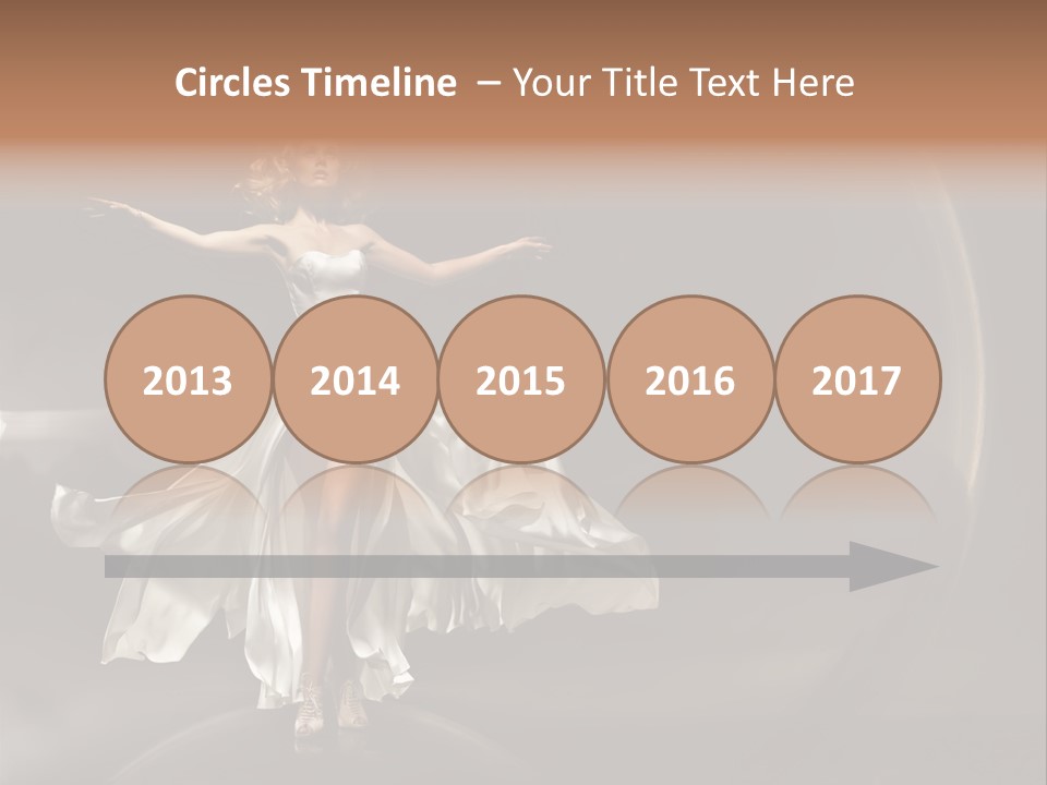 Beautiful Season Portrait PowerPoint Template