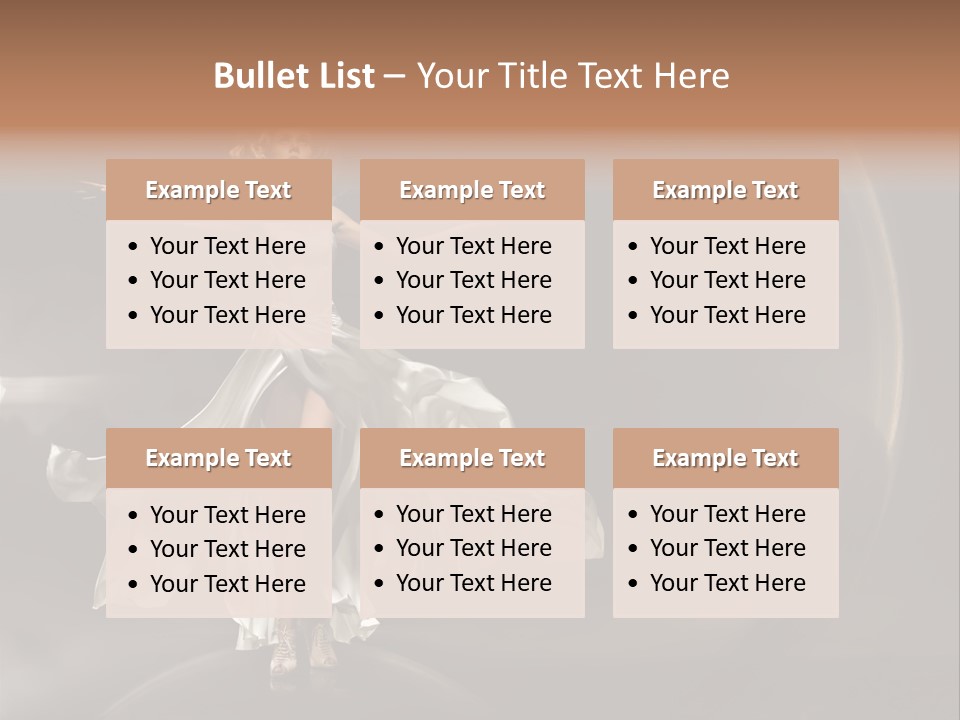 Beautiful Season Portrait PowerPoint Template