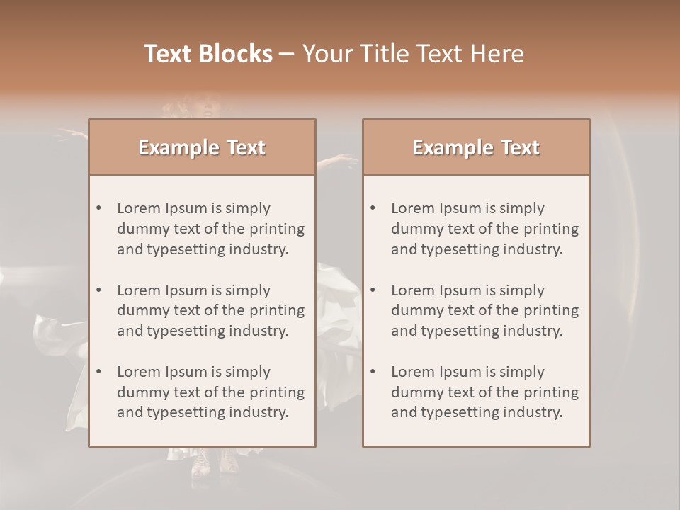Beautiful Season Portrait PowerPoint Template