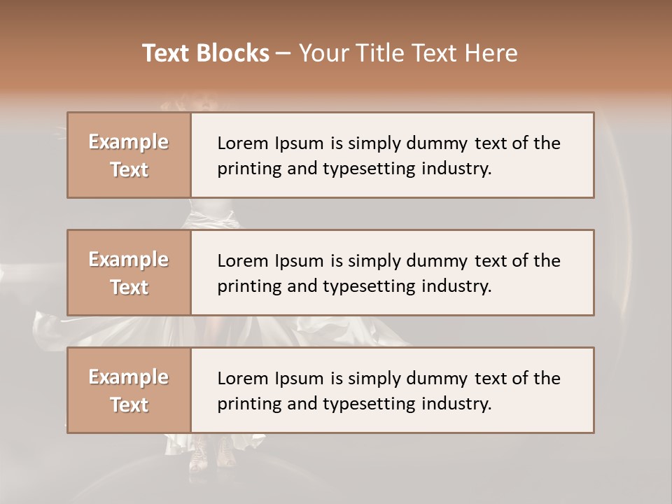 Beautiful Season Portrait PowerPoint Template