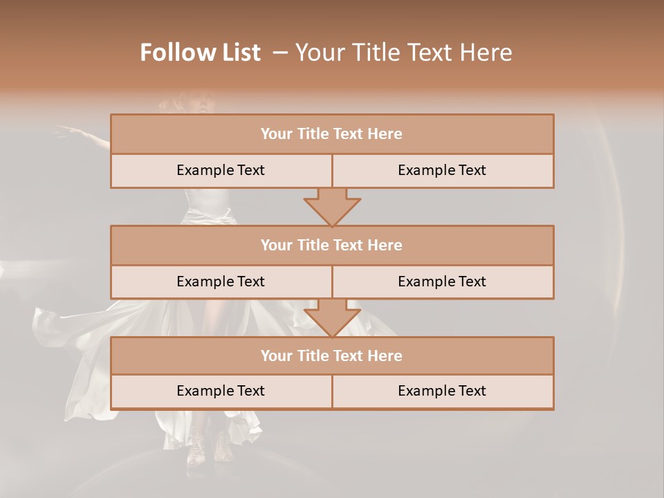 Beautiful Season Portrait PowerPoint Template