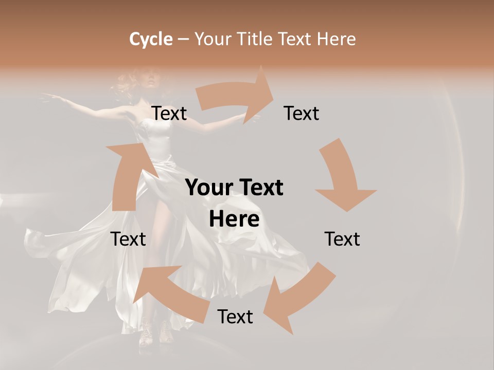 Beautiful Season Portrait PowerPoint Template