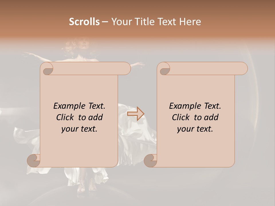 Beautiful Season Portrait PowerPoint Template