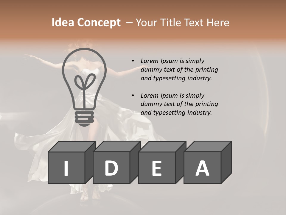 Beautiful Season Portrait PowerPoint Template