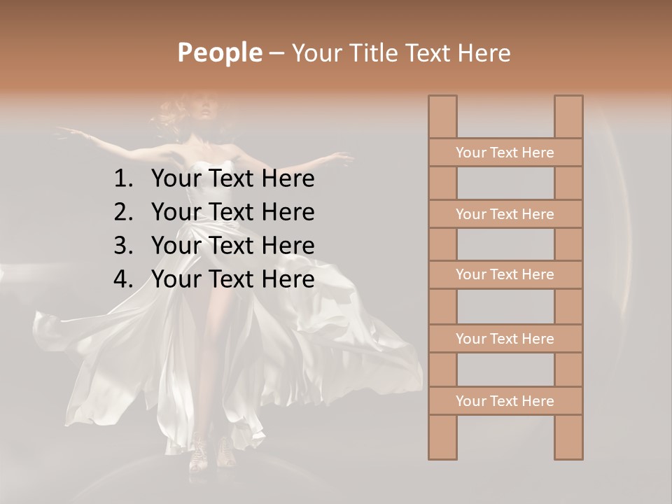 Beautiful Season Portrait PowerPoint Template