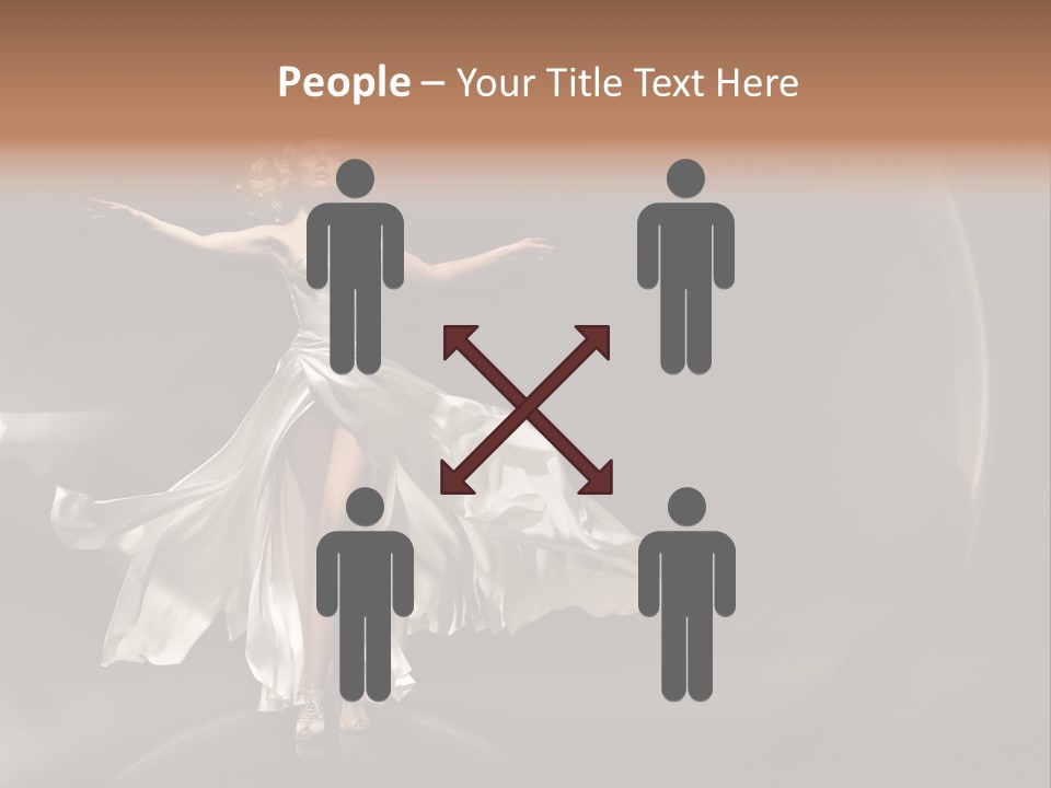 Beautiful Season Portrait PowerPoint Template