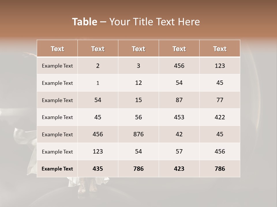 Figure Blowing Fashionable PowerPoint Template