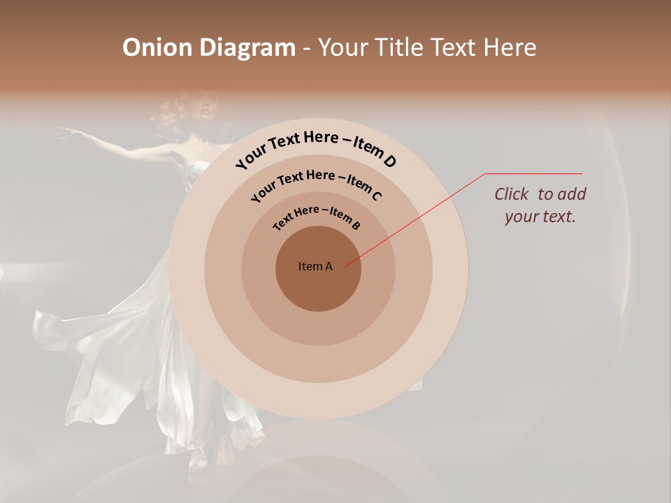 Figure Blowing Fashionable PowerPoint Template