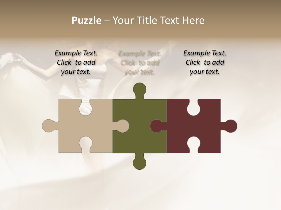 Windblown Cleavage Sophisticated PowerPoint Template