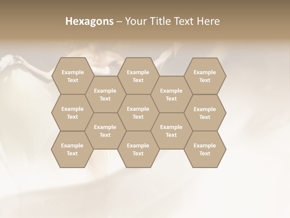 Windblown Cleavage Sophisticated PowerPoint Template